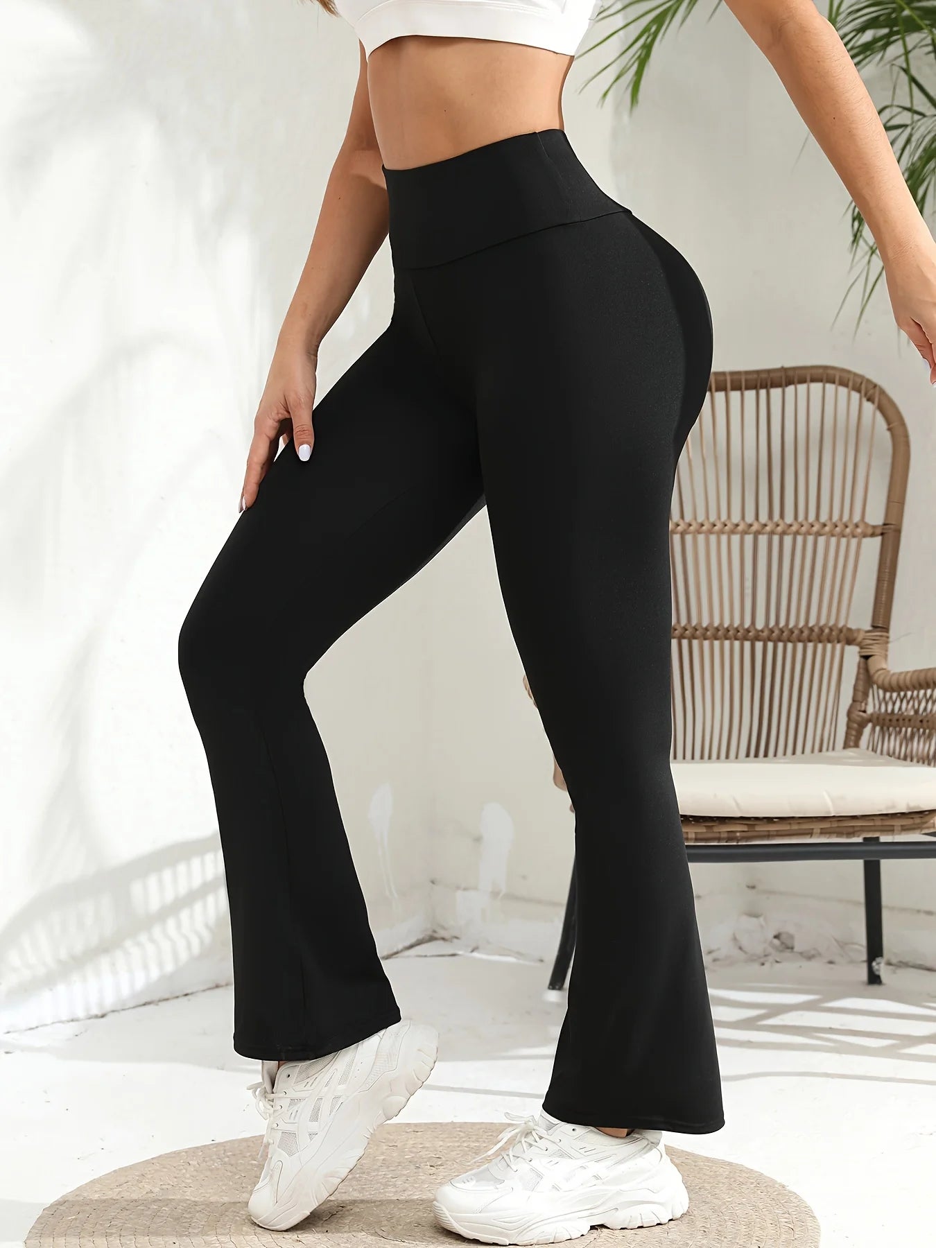 Women's Flared Pants High Waist