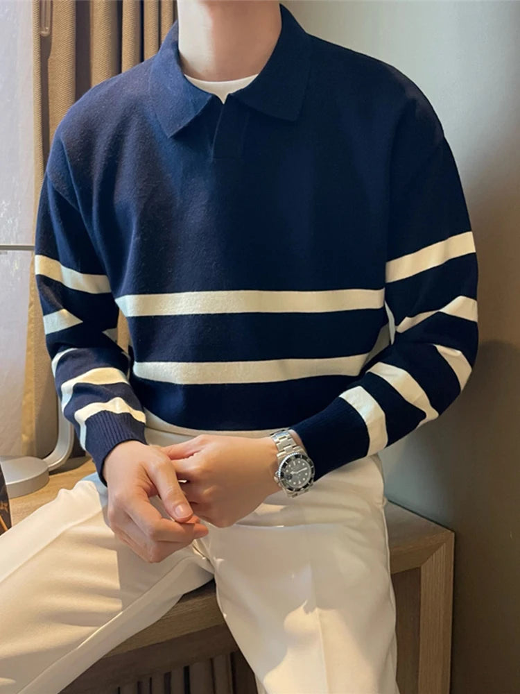 Striped Sweater For Men